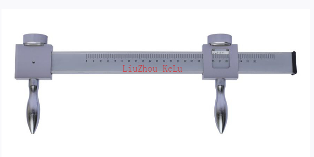 Measuring device for the spring stud centre distance z2 on the suspension ring stone hanger